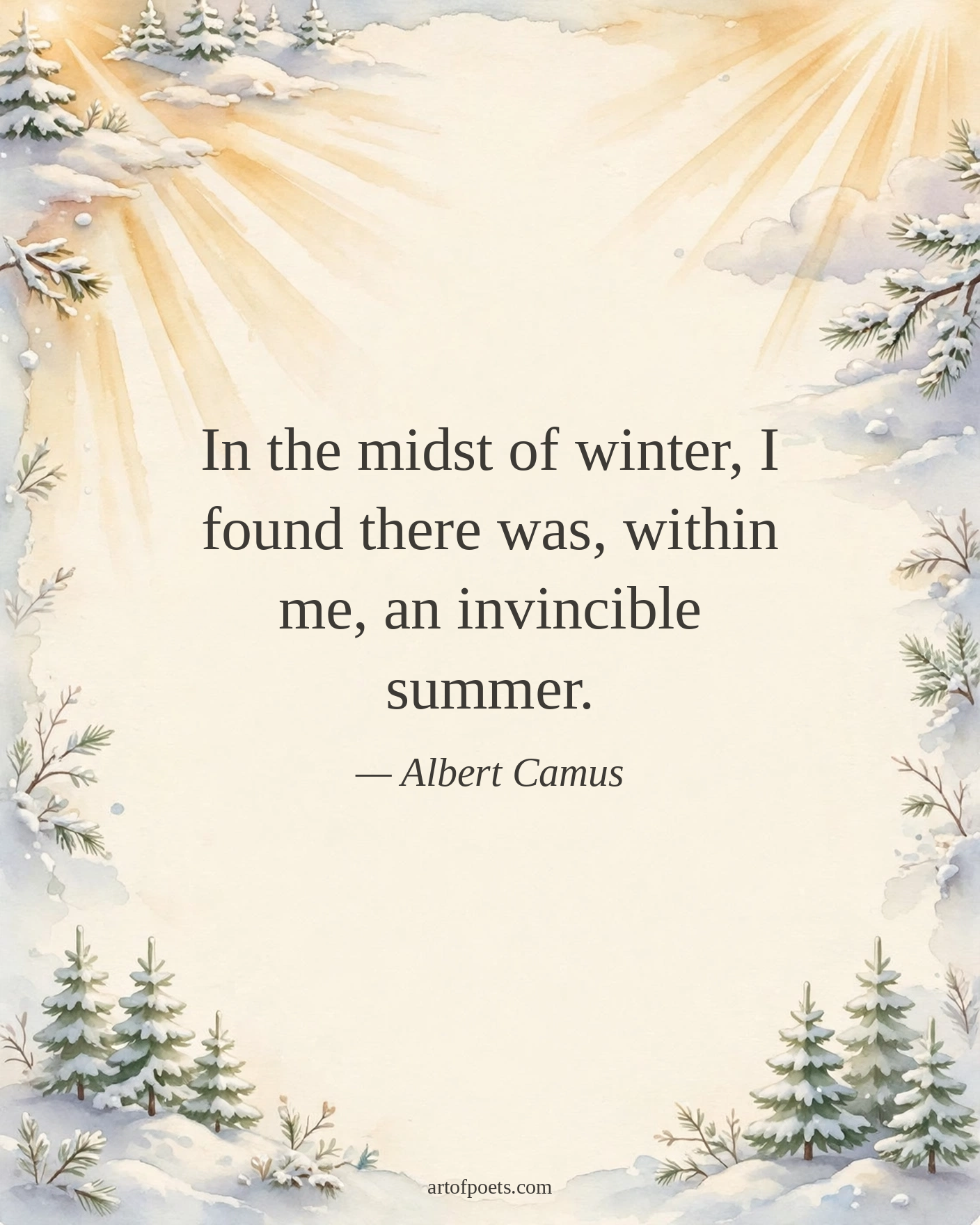 Winter quote