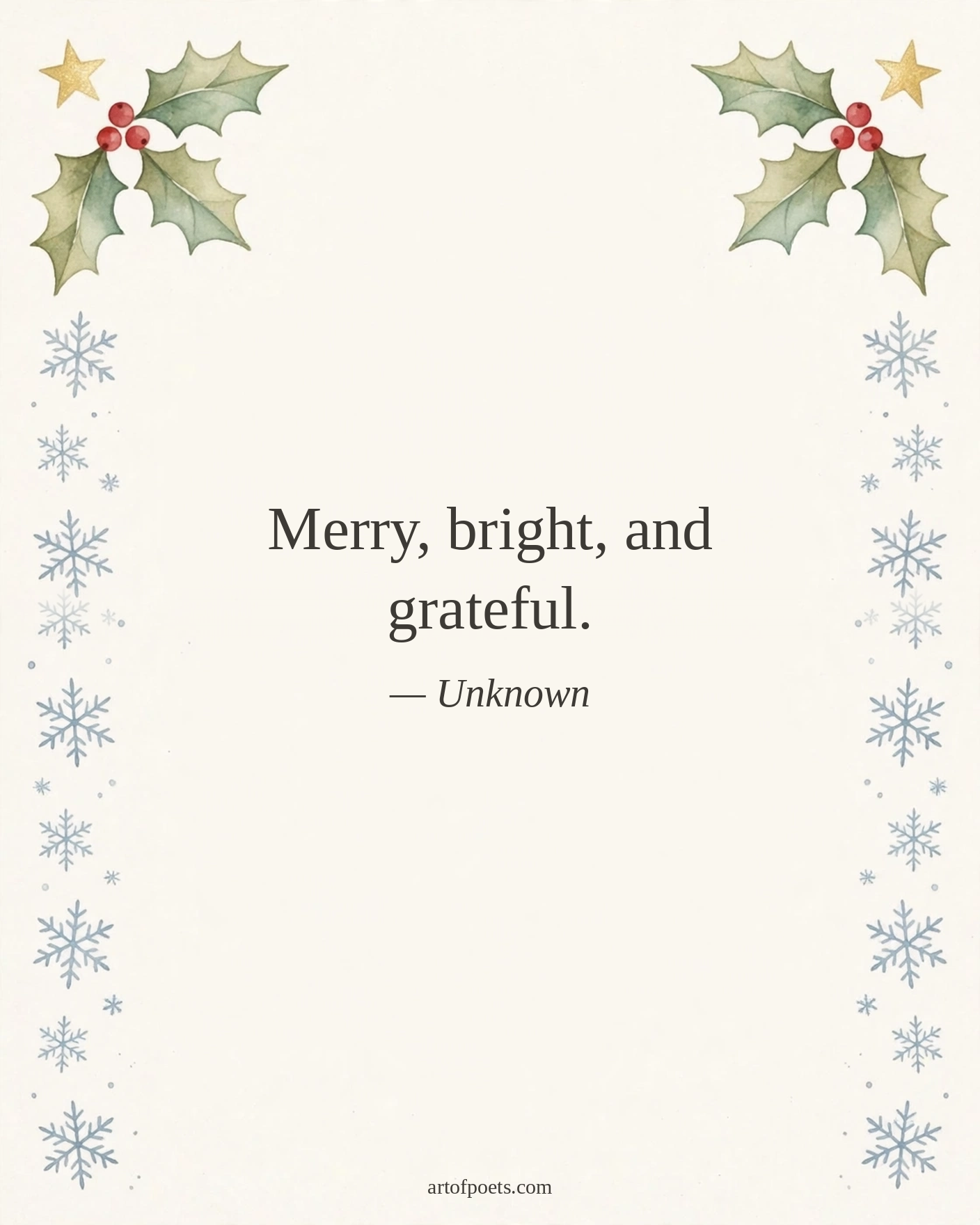 Christmas Instagram caption
